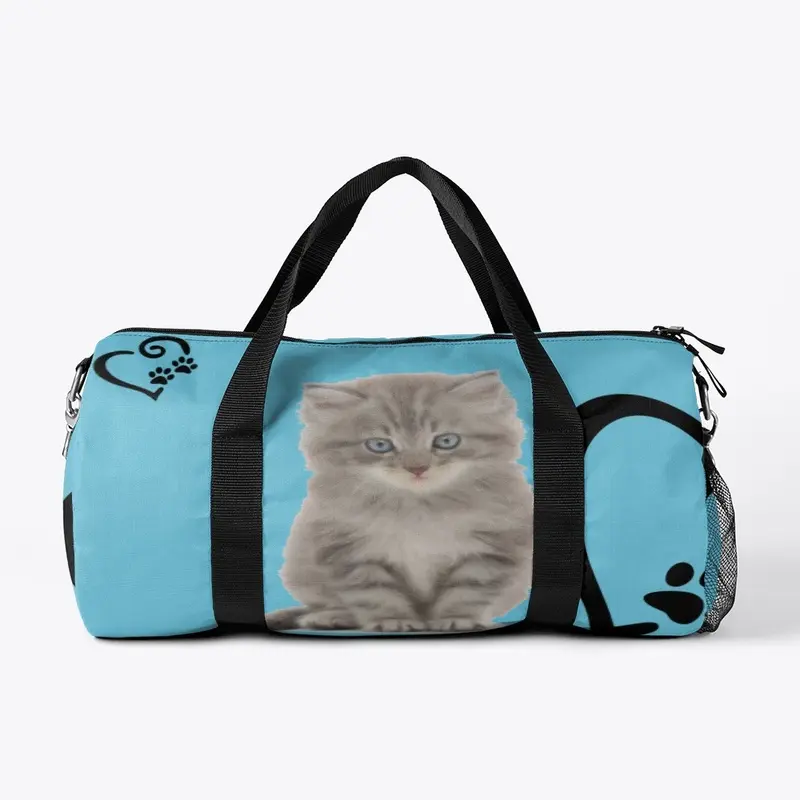 Cute Kitten Duffle Bag