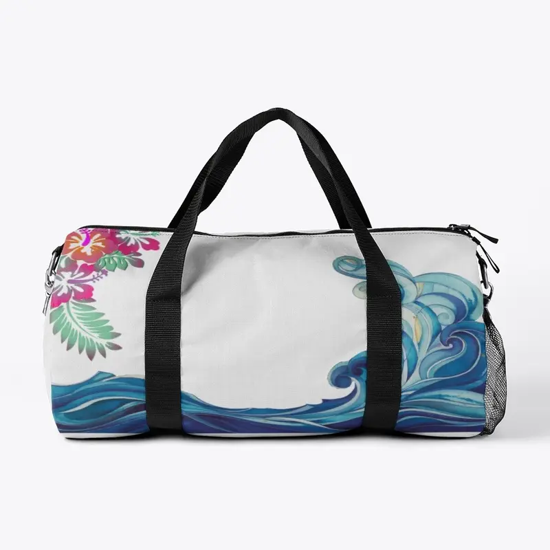 Hawaiin Wave Duffle Bag