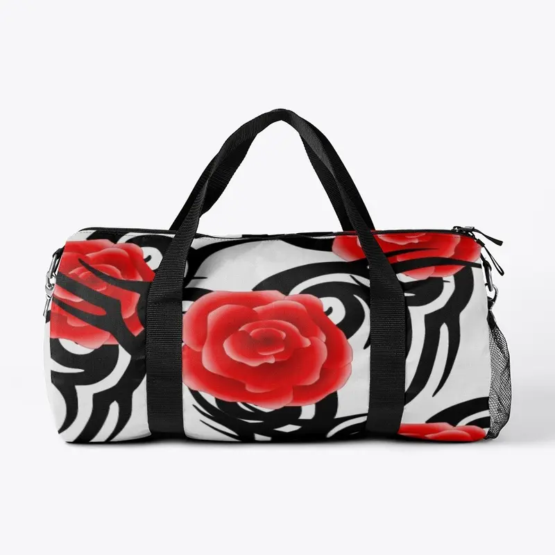 Tattoo Rose Duffel Bag