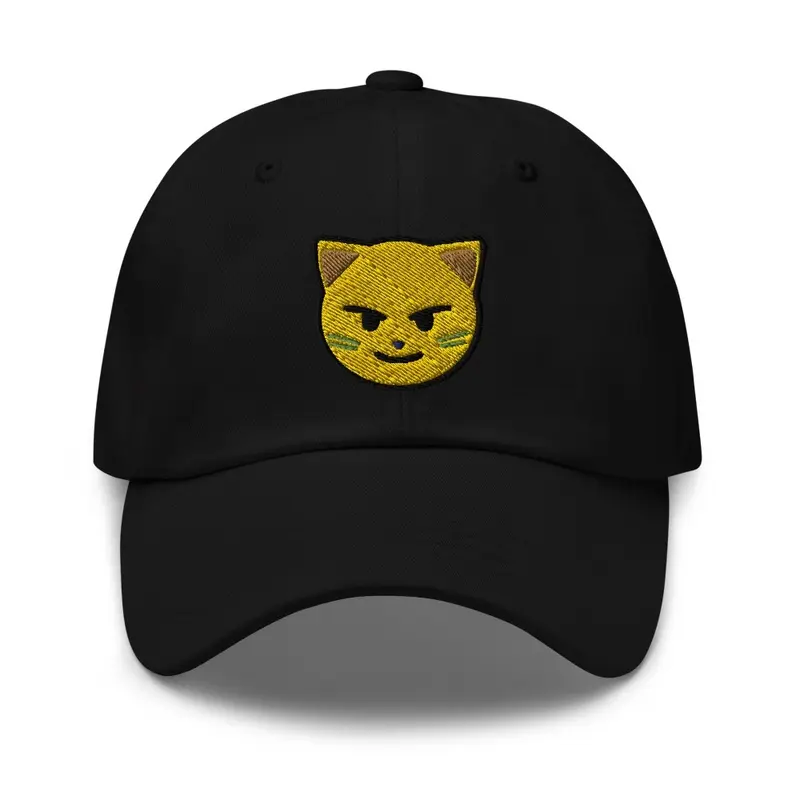 Emoji Baseball Hat ~ Clever Kitty